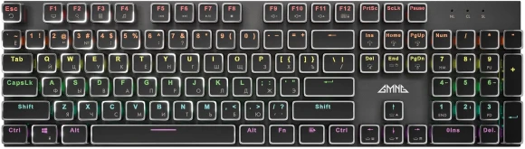 Клавиатура GMNG GG-KB815X механическая черный/белый USB Multimedia for gamer LED (1913914)