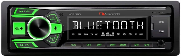 Автомагнитола Nakamichi NQ513BG 1DIN 4x50Вт v5.1 ПДУ RDS (NAK-NQ513BG)