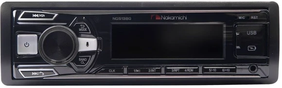 Автомагнитола Nakamichi NQ513BG 1DIN 4x50Вт v5.1 ПДУ RDS (NAK-NQ513BG)