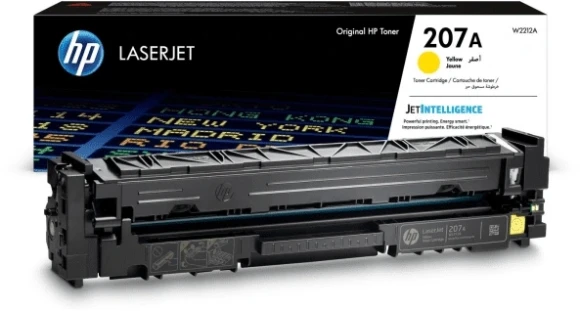 Картридж лазерный HP 207A W2212A желтый бар.в компл. (1250стр.) для HP M255/MFP M282/M283 Картридж лазерный HP 207A W2212A желтый бар.в компл. (1250стр.) для HP M255/MFP M282/M283