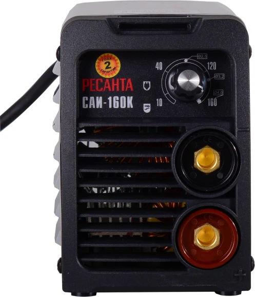 Сварочный аппарат Ресанта САИ-160К инвертор ММА DC 5.9кВт
