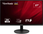 Монитор ViewSonic 27" VA2708-2K-HD-2 черный IPS LED 16:9 HDMI матовая 300cd 178гр/178гр 2560x1440 75Hz DP 2K 3.5кг