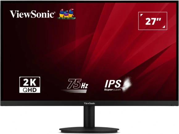 Монитор ViewSonic 27" VA2708-2K-HD-2 черный IPS LED 16:9 HDMI матовая 300cd 178гр/178гр 2560x1440 75Hz DP 2K 3.5кг