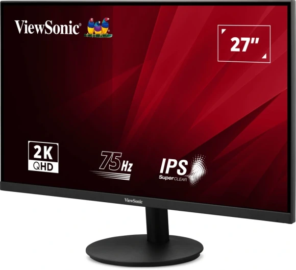 Монитор ViewSonic 27" VA2708-2K-HD-2 черный IPS LED 16:9 HDMI матовая 300cd 178гр/178гр 2560x1440 75Hz DP 2K 3.5кг