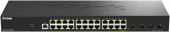 Коммутатор D-Link DGS-1210-28X/ME/C1A (L2) 24x1Гбит/с 4SFP+ управляемый