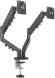 Кронштейн для мониторов Kromax OFFICE-14 черный 15"-32" макс.20кг настольный поворот и наклон