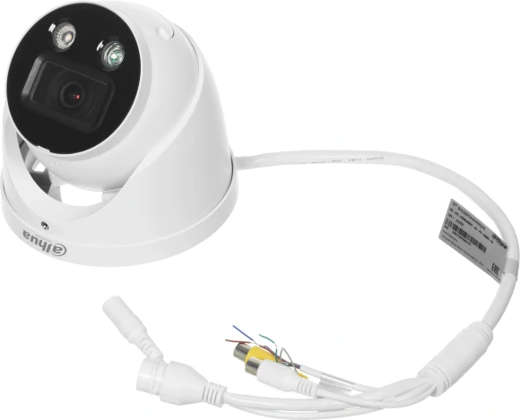 Камера видеонаблюдения IP Dahua DH-IPC-HDW3449HP-AS-PV-0360B-S5 3.6-3.6мм цв. корп.:белый/черный (DH-IPC-HDW3449HP-AS-PV-0360B)