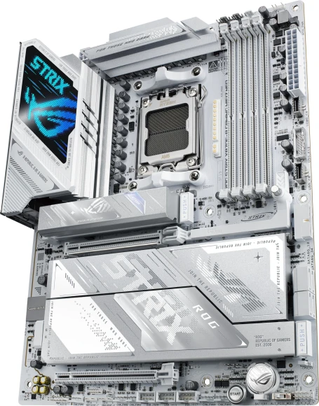 Материнская плата Asus ROG STRIX X870E-A GAMING WIFI7 NEO Socket AM5 AMD X870 4xDDR5 ATX AC`97 8ch(7.1) 5Gigabit RAID+HDMI Материнская плата Asus ROG STRIX X870E-A GAMING WIFI7 NEO Socket AM5 AMD X870 4xDDR5 ATX AC`97 8ch(7.1) 5Gigabit RAID+HDMI