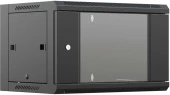Шкаф коммутационный NTSS (NTSS-W9U6045GS-2BL) настенный 9U 570x450мм пер.дв.стекл 60кг черный 20.1кг 220град. IP20