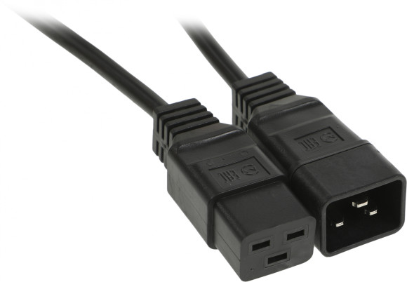 Шнур питания Rem R-16-Cord-C19-C20-1.8 C19-C20 проводник.:3x1.5мм2 1.8м 220В 16А (упак.:1шт) черный