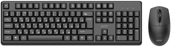 Клавиатура + мышь Acer OCC500 клав:черный мышь:черный USB (ZL.ACC11.00G)