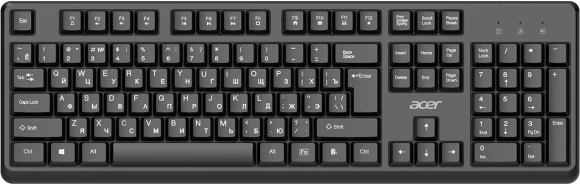 Клавиатура + мышь Acer OCC500 клав:черный мышь:черный USB (ZL.ACC11.00G)
