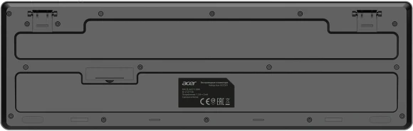 Клавиатура + мышь Acer OCC500 клав:черный мышь:черный USB (ZL.ACC11.00G)