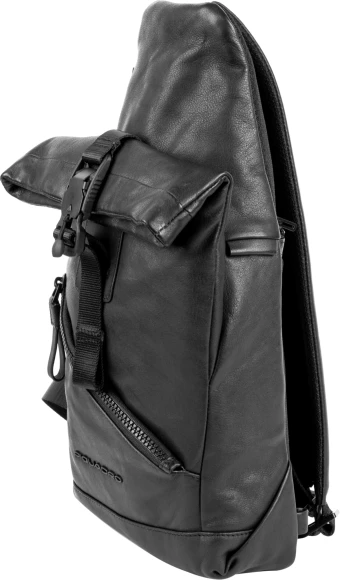 Рюкзак слинг Piquadro Harper CA6784AP/N черный кожа
