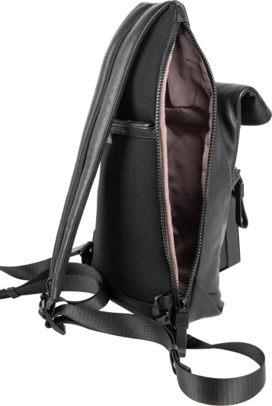 Рюкзак слинг Piquadro Harper CA6784AP/N черный кожа