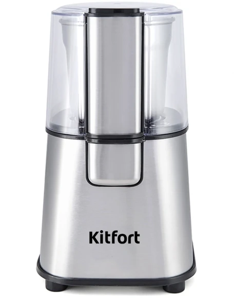 Кофемолка Kitfort КТ-1315 180Вт сист.помол.:ротац.нож вместим.:60гр серебристый Кофемолка Kitfort КТ-1315 180Вт сист.помол.:ротац.нож вместим.:60гр серебристый