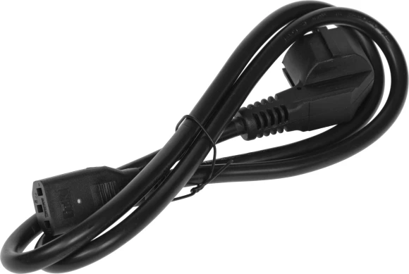 Шнур питания ITK PC-C13D-1M C13-Schuko проводник.:3x1.5мм2 1м 230В 10А (упак.:1шт) черный
