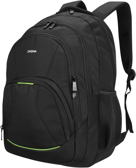 Рюкзак для ноутбука 15.6" Digma Stash S1 черный полиэстер (DGBP15S1BK)