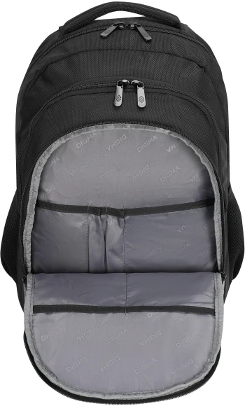 Рюкзак для ноутбука 15.6" Digma Stash S1 черный полиэстер (DGBP15S1BK)