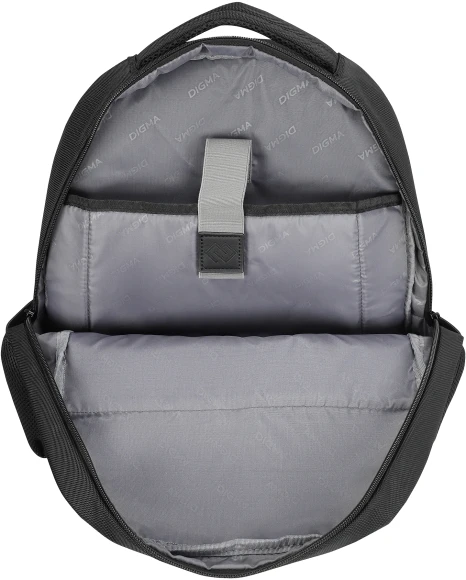 Рюкзак для ноутбука 15.6" Digma Stash S1 черный полиэстер (DGBP15S1BK)