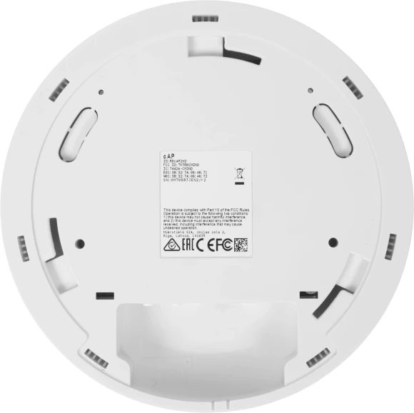 Точка доступа MikroTik cAP (RBCAP2ND) N300 10/100BASE-TX белый Точка доступа MikroTik cAP (RBCAP2ND) N300 10/100BASE-TX белый