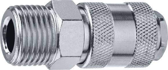 Переходник для пневмоинструмента Зубр 64911-1/2 серый