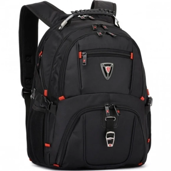 РюкзакДА Sumdex PJN-301BK 46x37x22см 37.44л. 1.16кг. полиэстер черный