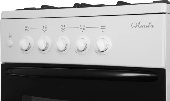 Плита Газовая Лысьва ГП 400 МС-2у белый/черный (без крышки) реш.чугун Плита Газовая Лысьва ГП 400 МС-2у белый/черный (без крышки) реш.чугун