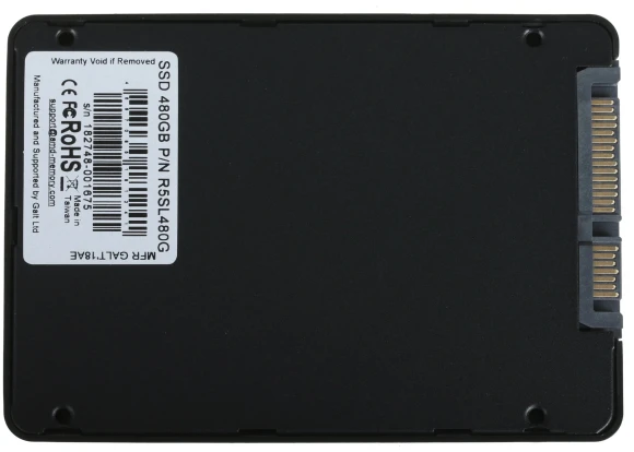 Накопитель SSD AMD SATA-III 480GB R5SL480G Radeon R5 2.5" Накопитель SSD AMD SATA-III 480GB R5SL480G Radeon R5 2.5"