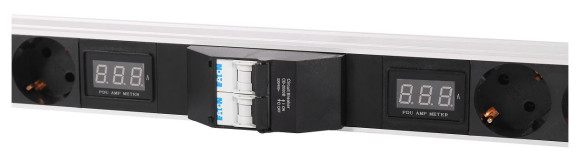 Блок распределения питания Rem R-32-10S-8C13-10C19-A-Am-1420-K верт.размещ. 10xSchuko 10xC19 8xC13 базовые 32A клеммная колодка