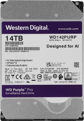 Жесткий диск WD SATA-III 14TB WD142PURP Surveillance Purple Pro (7200rpm) 512Mb 3.5" Жесткий диск WD SATA-III 14TB WD142PURP Surveillance Purple Pro (7200rpm) 512Mb 3.5"