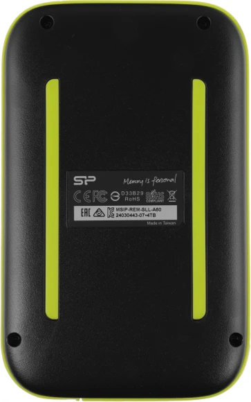 Жесткий диск Silicon Power USB3.0 4TB SP040TBPHDA60S3K A60 Armor 2.5" черный/зеленый