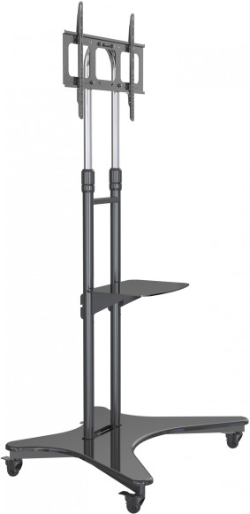 Стойка для телевизора Cactus CS-ST31 черный 37"-75" макс.81.6кг напольный мобильный Стойка для телевизора Cactus CS-ST31 черный 37"-75" макс.81.6кг напольный мобильный