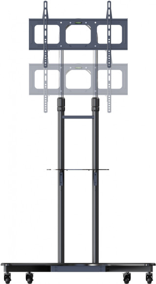 Стойка для телевизора Cactus CS-ST31 черный 37"-75" макс.81.6кг напольный мобильный Стойка для телевизора Cactus CS-ST31 черный 37"-75" макс.81.6кг напольный мобильный