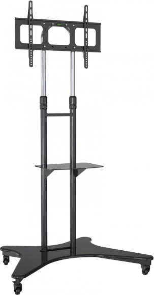 Стойка для телевизора Cactus CS-ST31 черный 37"-75" макс.81.6кг напольный мобильный Стойка для телевизора Cactus CS-ST31 черный 37"-75" макс.81.6кг напольный мобильный