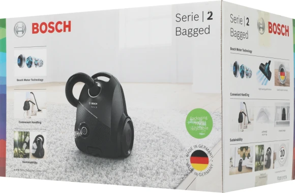 Пылесос Bosch BGBS2LB1 600Вт черный Пылесос Bosch BGBS2LB1 600Вт черный