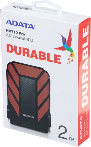 Жесткий диск A-Data USB3.0 2TB AHD710P-2TU31-CRD HD710Pro DashDrive Durable 2.5" красный Жесткий диск A-Data USB3.0 2TB AHD710P-2TU31-CRD HD710Pro DashDrive Durable 2.5" красный