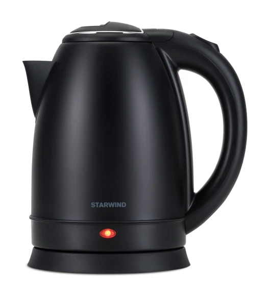 Чайник электрический Starwind SKS2051 1.8л. 1800Вт черный корпус: металл/пластик