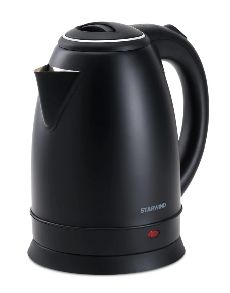 Чайник электрический Starwind SKS2051 1.8л. 1800Вт черный корпус: металл/пластик