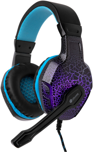 Наушники с микрофоном Оклик HS-L400G ZEUS черный/синий 2.2м мониторные оголовье (359480) Наушники с микрофоном Оклик HS-L400G ZEUS черный/синий 2.2м мониторные оголовье (359480)