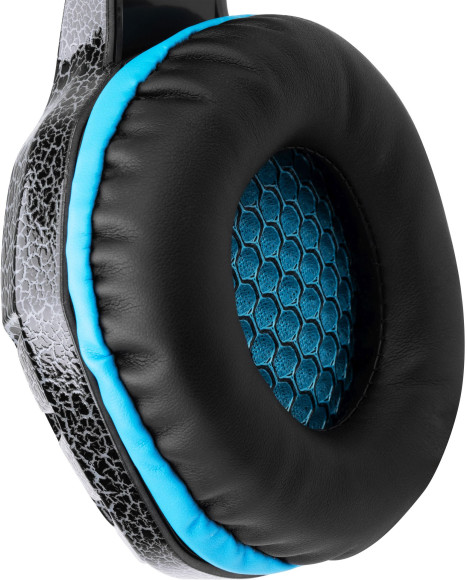 Наушники с микрофоном Оклик HS-L400G ZEUS черный/синий 2.2м мониторные оголовье (359480) Наушники с микрофоном Оклик HS-L400G ZEUS черный/синий 2.2м мониторные оголовье (359480)