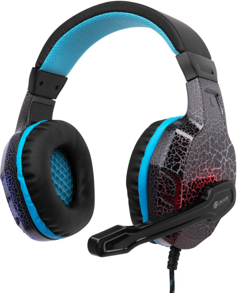 Наушники с микрофоном Оклик HS-L400G ZEUS черный/синий 2.2м мониторные оголовье (359480) Наушники с микрофоном Оклик HS-L400G ZEUS черный/синий 2.2м мониторные оголовье (359480)