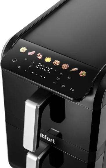 Аэрогриль Kitfort КТ-8158 10л 2700Вт черный Аэрогриль Kitfort КТ-8158 10л 2700Вт черный