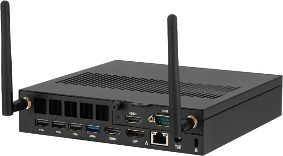 Неттоп IRU Tactio 310H6ITF i3 14100 (3.5) 8Gb SSD256Gb UHDG 730 Windows 11 Pro GbitEth WiFi BT 120W черный (RUS) (2176177)