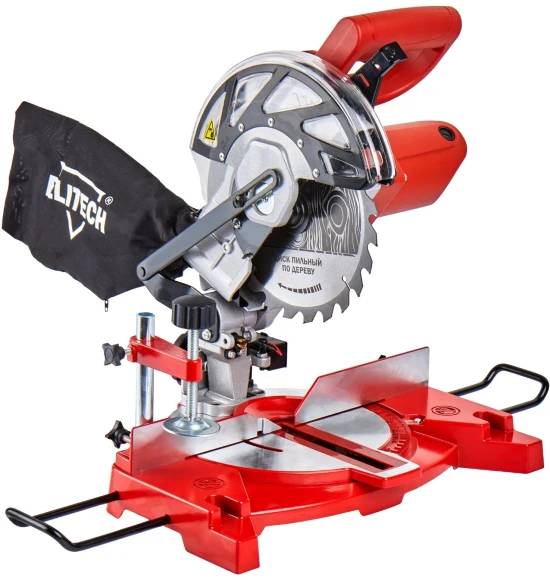 Торцовочная пила Elitech ПТ 321 1400Вт 5000об/мин d=210мм Торцовочная пила Elitech ПТ 321 1400Вт 5000об/мин d=210мм