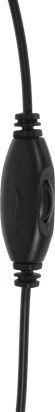 Наушники с микрофоном Оклик HS-M137V черный 1.8м мониторные оголовье (614046)