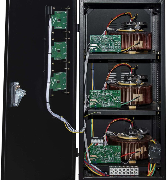 Стабилизатор напряжения Ресанта АСН-15000/3-ЭМ трехфазный черный (63/4/5)