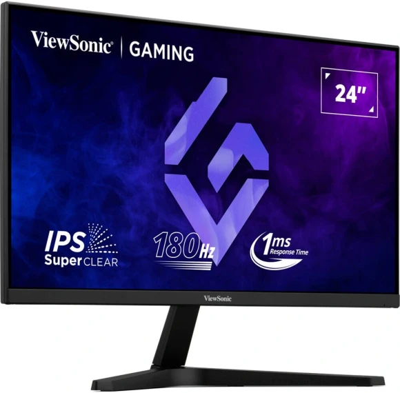 Монитор ViewSonic 23.8" VX24G1-HD черный IPS LED 16:9 HDMI матовая 300cd 178гр/178гр 1920x1080 180Hz G-Sync DP FHD 2.7кг