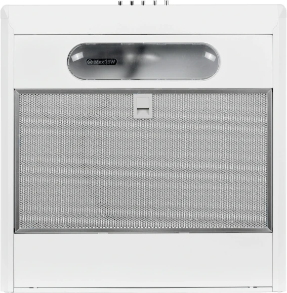 Вытяжка каминная Maunfeld Aire 50 белый управление: кнопочное (1 мотор)