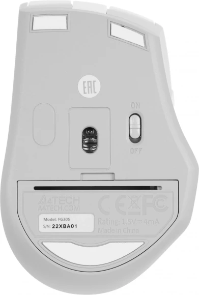 Мышь A4Tech Fstyler FG30S белый/серый оптическая 2000dpi silent беспров. USB 6but (FG30S WHITE) Мышь A4Tech Fstyler FG30S белый/серый оптическая 2000dpi silent беспров. USB 6but (FG30S WHITE)